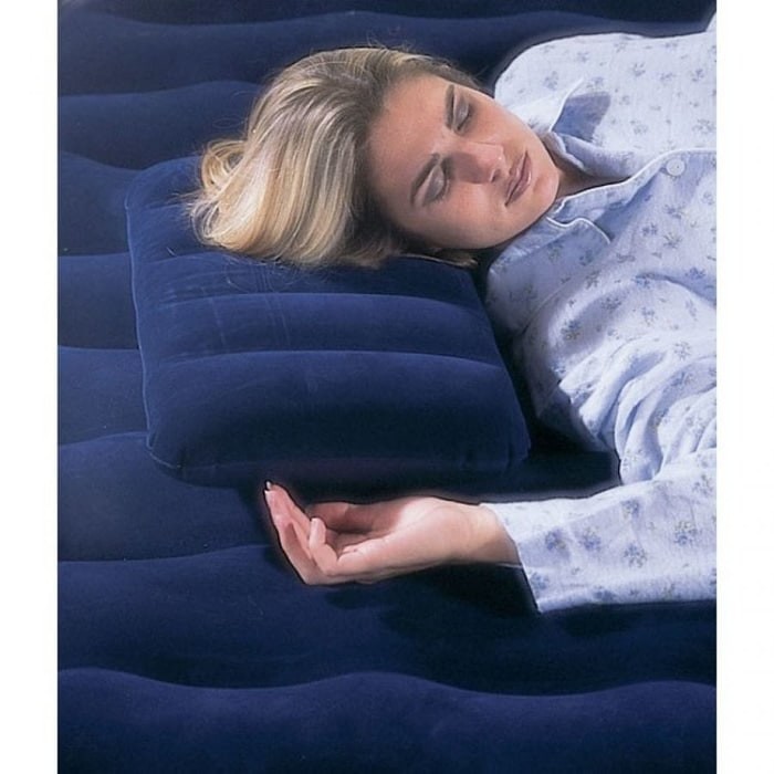 "PROMO"Travel Pillow Blue INTEX 68672 Bantal Kotak Tiup