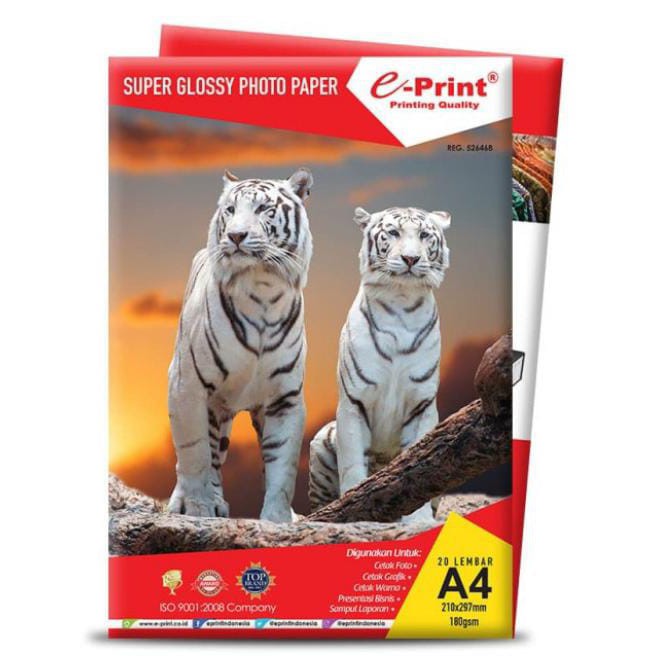 Super Glossy Photo Paper 180 Gsm eprint