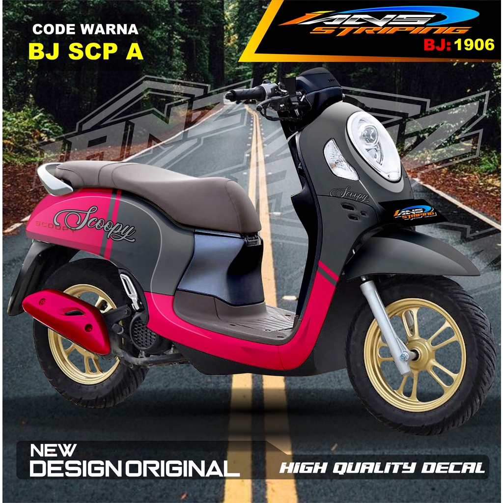 DECAL STIKER FULL BODY SCOOPY / STICKER ALL NEW SCOOPY / STIKER FULL BODY SCOOPY TERMURAH / STIKER MOTOR SCOOPY / STIKER MOTOR