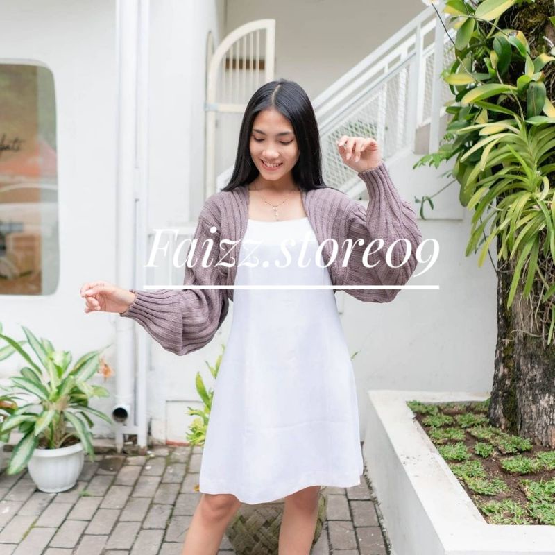 LIAM OVERSIZE CROP Cardigan Rajut/Balero Outer Knit PREMIUM/CROP CARDI