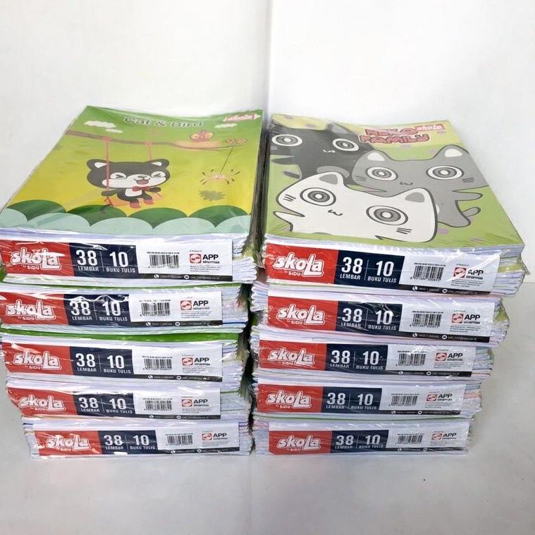 

(N9T4) Buku sidu 38 lembar per pak.1 pak isi 10 buku. //Segera@beli!