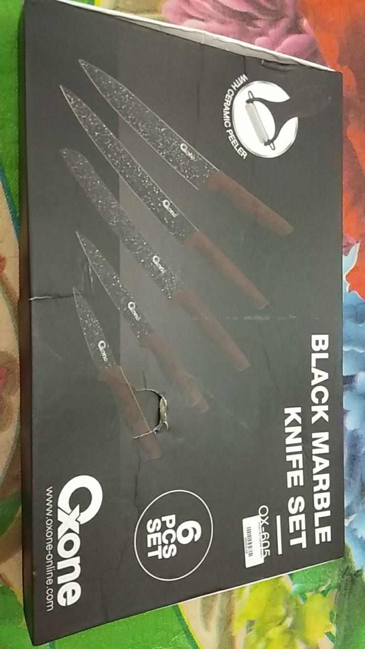 Pisau Set Oxone Ox 605 Marble Knife Set