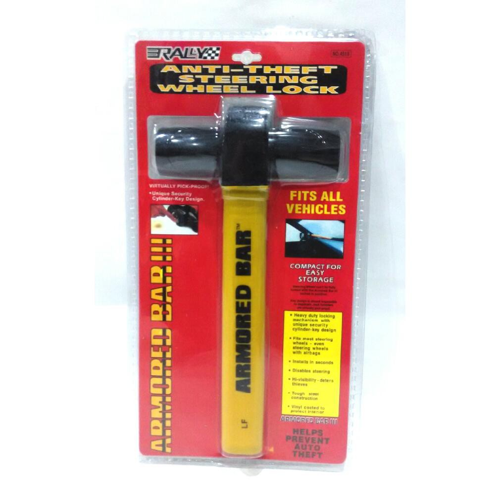 Kunci Stir Mobi Armored Bar / Kunci Stang Mobil Armored Bar / kunci pengaman mobil - Original