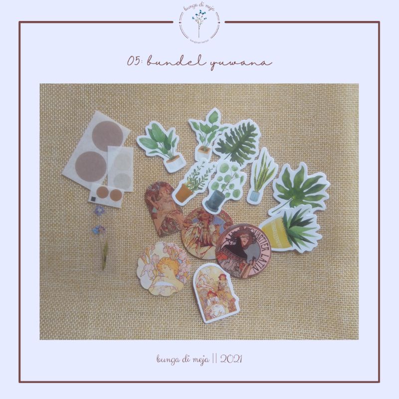 

[bunga di meja] •bundel yuwana• scrapbook journaling kit