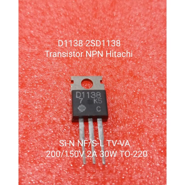 D1138 2SD1138 transistor to-220 Hitachi