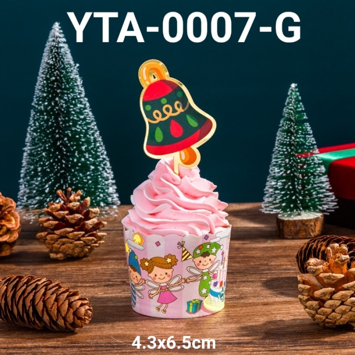 

GR-YTA-0007 CAKE TOPPER AKRILIK HIASAN KUE NATAL CHRISTMAS SINTERKLAS HEMAT