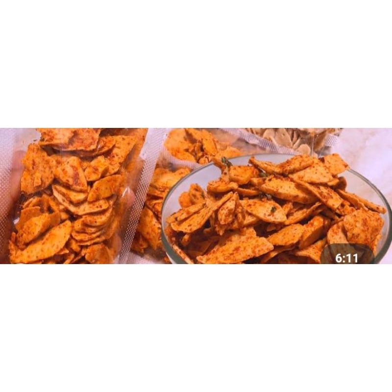 

basreng pedas gurih daun jeruk