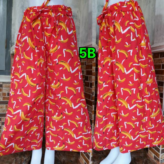 [KEKINIAN] kulot katun motif banana