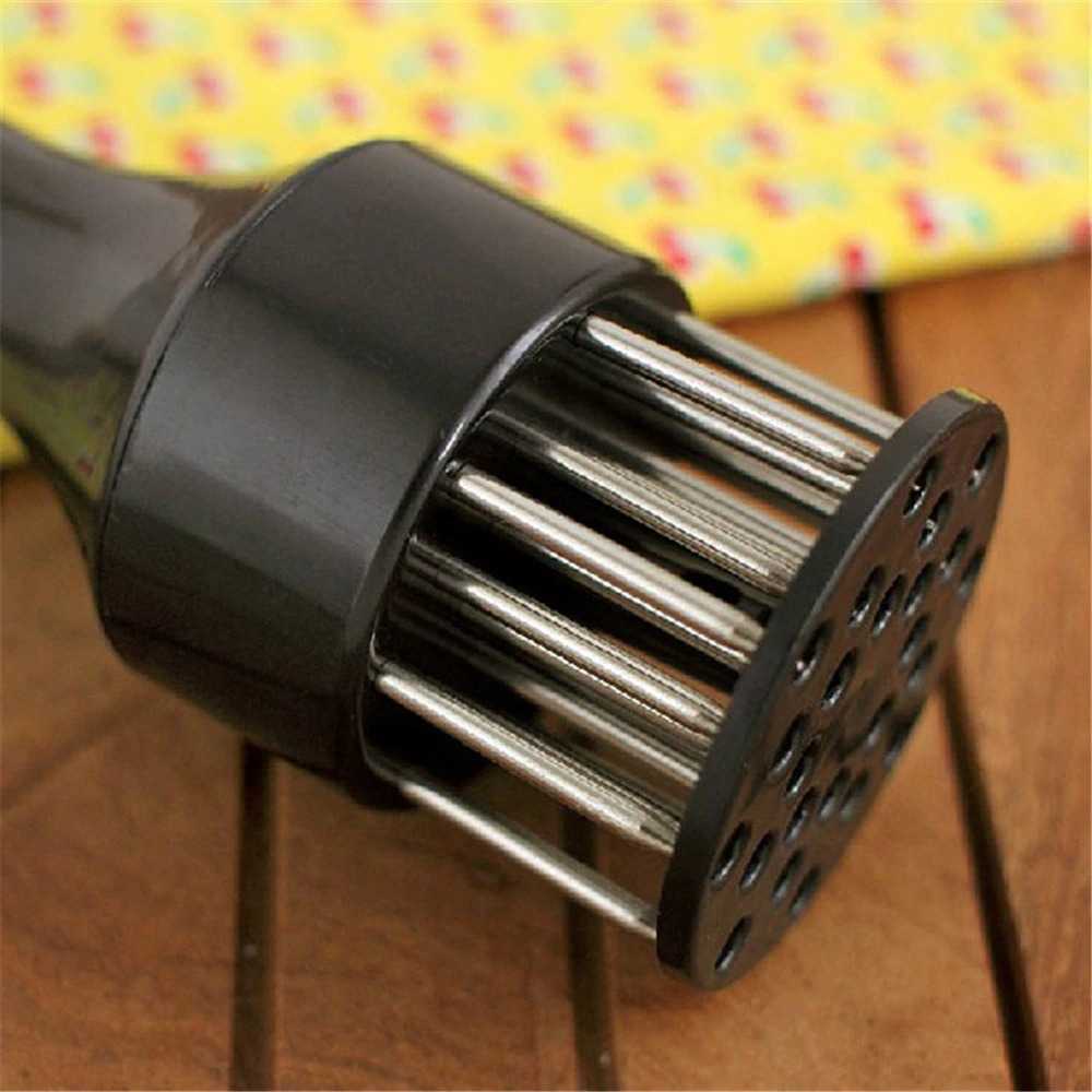 Penghalus Daging Steak BBQ Sterlion Tenderizer Beef Needle Hammer Stainless Steel