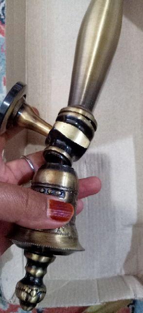 Handle Pintu Kuningan 50cm 1set+body Pelor Belmondo