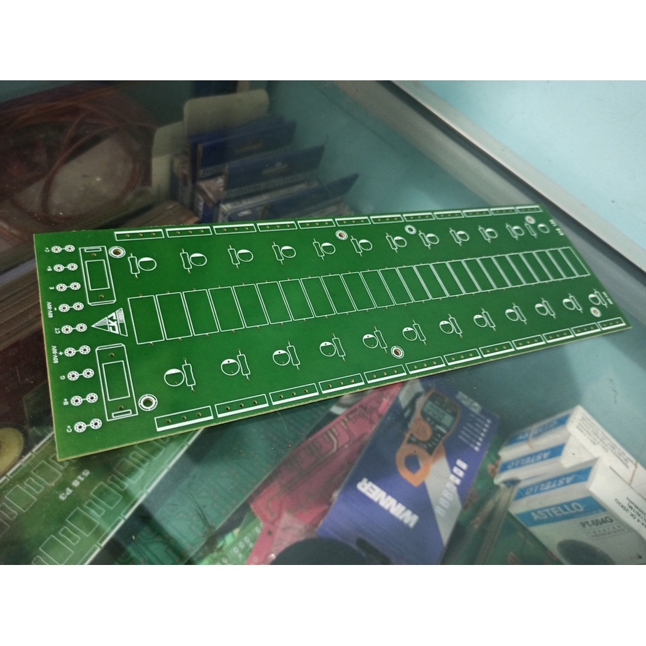 PCB TR FINAL 12 SET TRANSISTOR 3U 10x30cm 518 12S