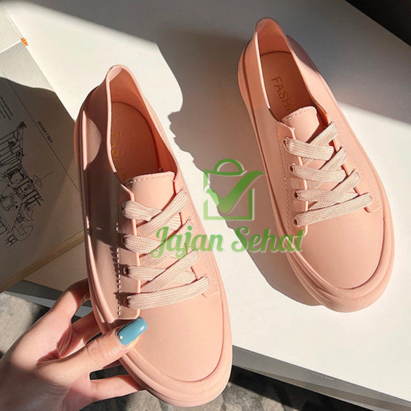 Sepatu Fashion Wanita Casual Sepatu Kets Korea 1901 Sepatu Jelly