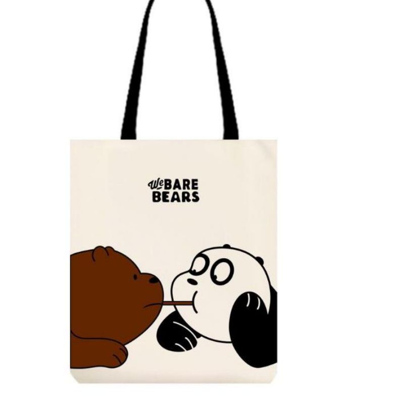 tas selempang wanita import zorah bag-Totebag (crem bear)