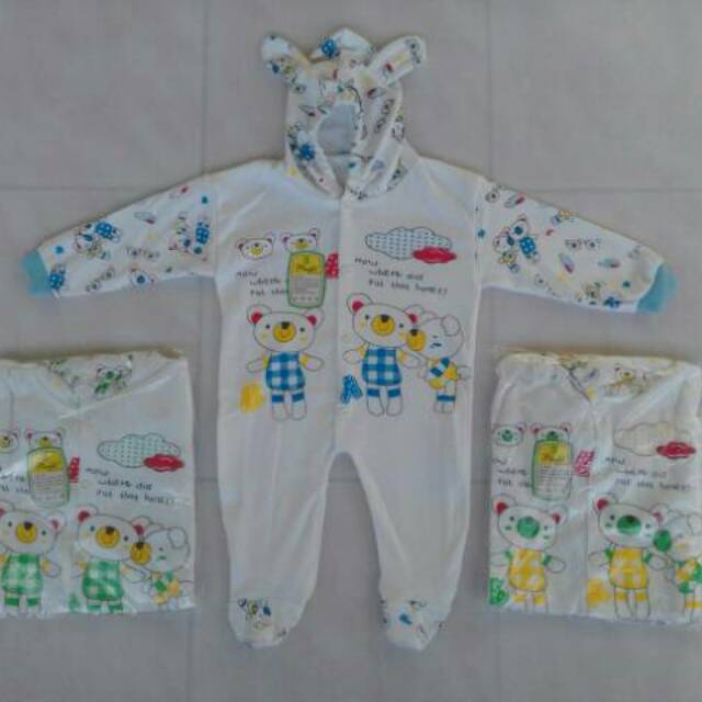 baju celana bayi jumper tutup terlaris