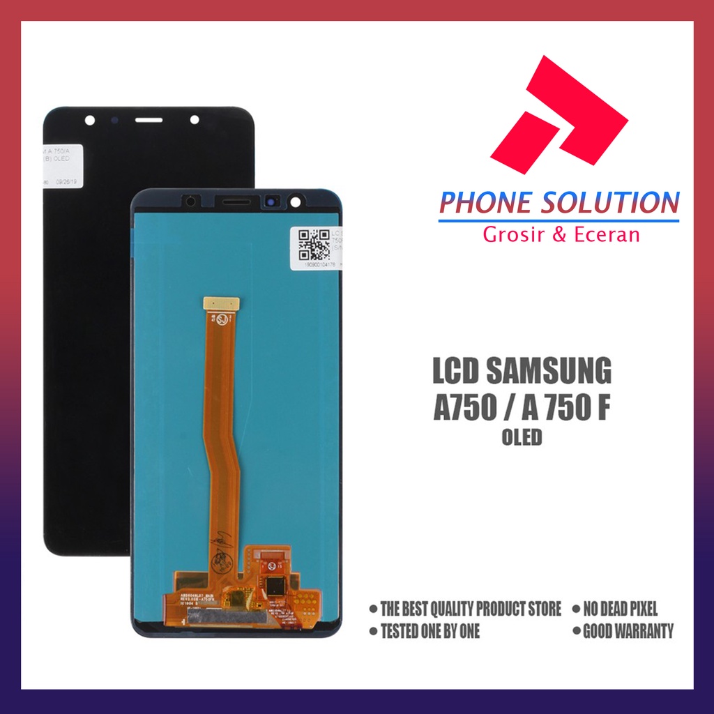 LCD Samsung A7 / A750F 2018 Versi OLED Fullset Touchscreen // Supplier LCD Samsung - Garansi 1 Bulan