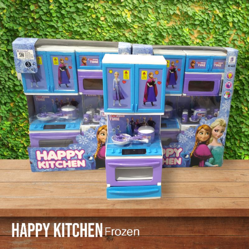 Mainan Anak Perempuan Masak Masakan Dapur Happy Kitchen Frozeen Dapur Jumbo