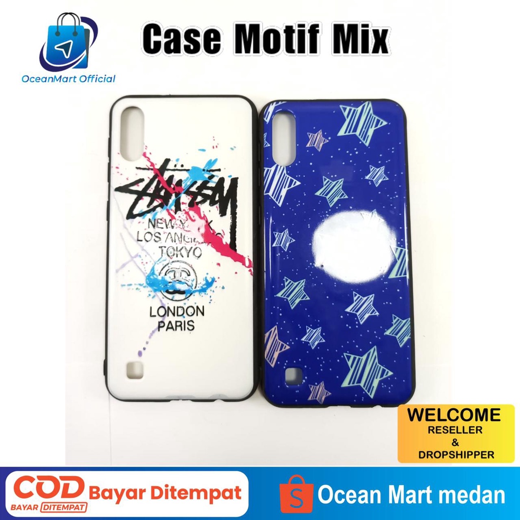 Case HP Motif Mix Samsung M10 Softcase Handphone Full Aneka Gambar Aksesoris Handphone HP OCEANMART OCEAN MART Murah Grosir