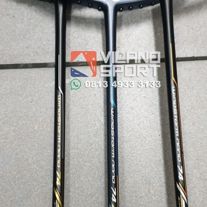 mantul habis badminton Raket Badminton Lining windstorm Nano 74