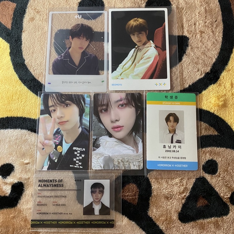 Photocard TXT Beomgyu & Hueningkai