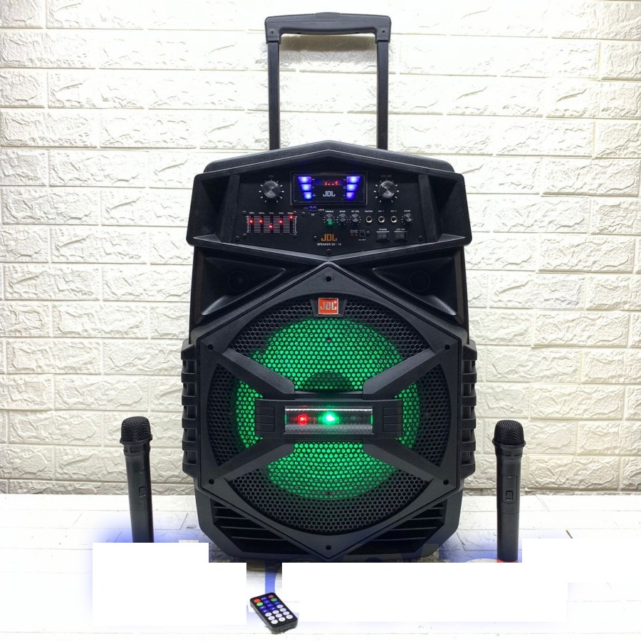 Speaker Portable Wireless JDL QV 15 Original 15 inch Bluetooth - USB