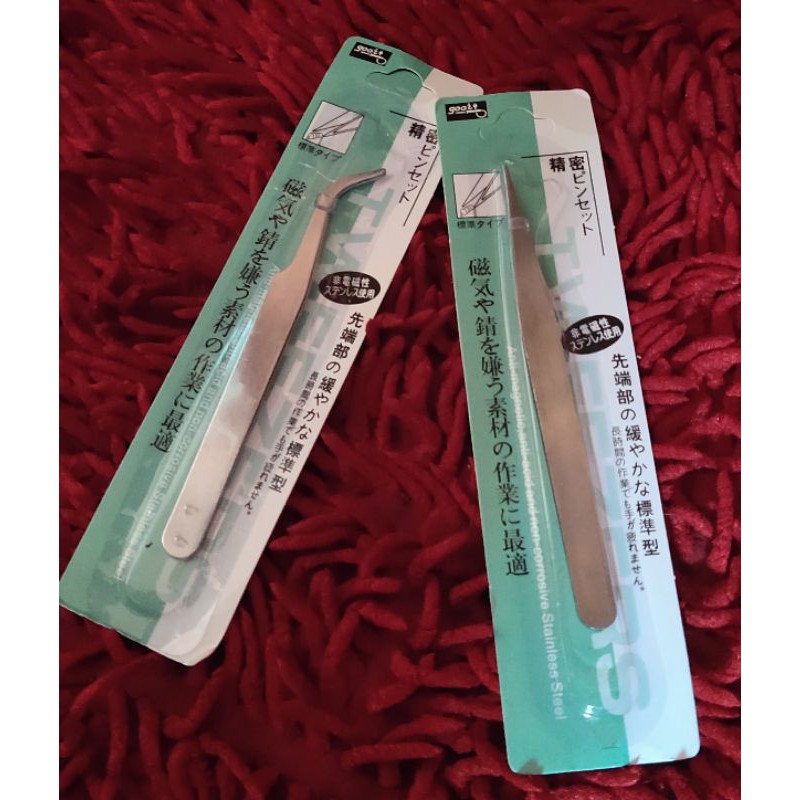 Tweezer GOOI Pinset murah Eyelash Extension bulu mata pinset murah