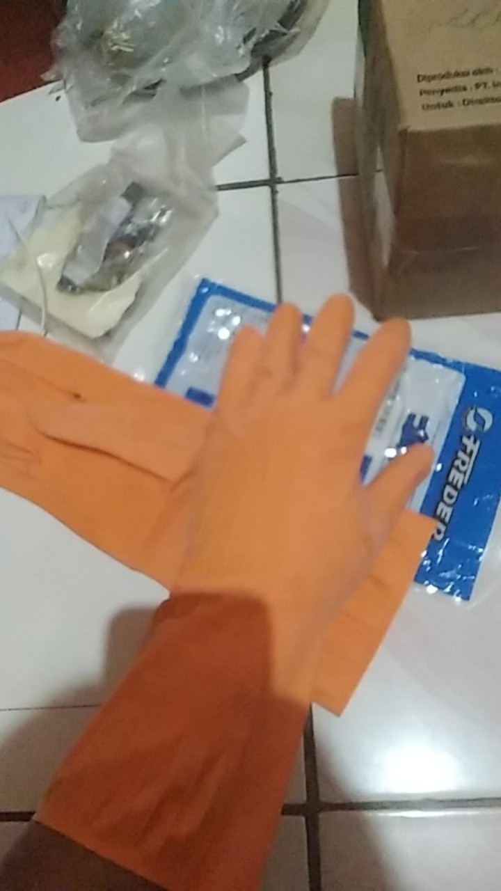 Sarung Tangan Karet Freder L / Serbaguna Cuci Piring