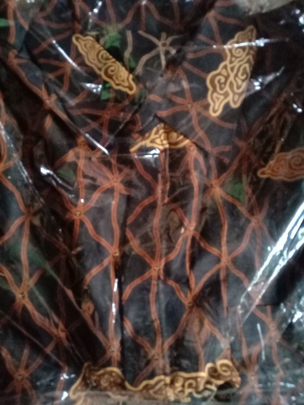 Batik Couple Keluarga Modern Sania Ruffle Ori Ndoro Jowi Dnt Motif Mendung Sogan Termurah Shopee