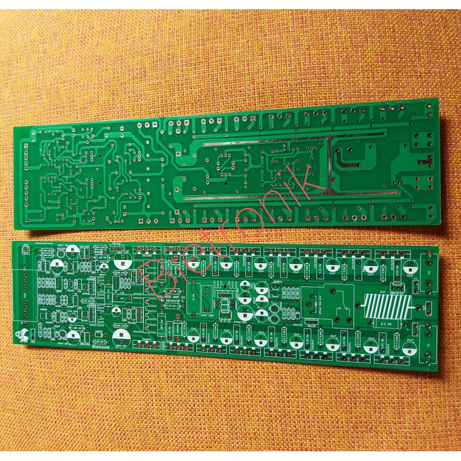 PCB AXL MOD Amp 2U With Tr Final Dauble Layer