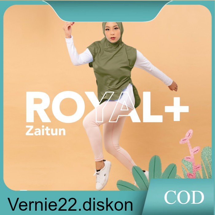 Hijab Olahraga - REYD Royal+ - Zaitun