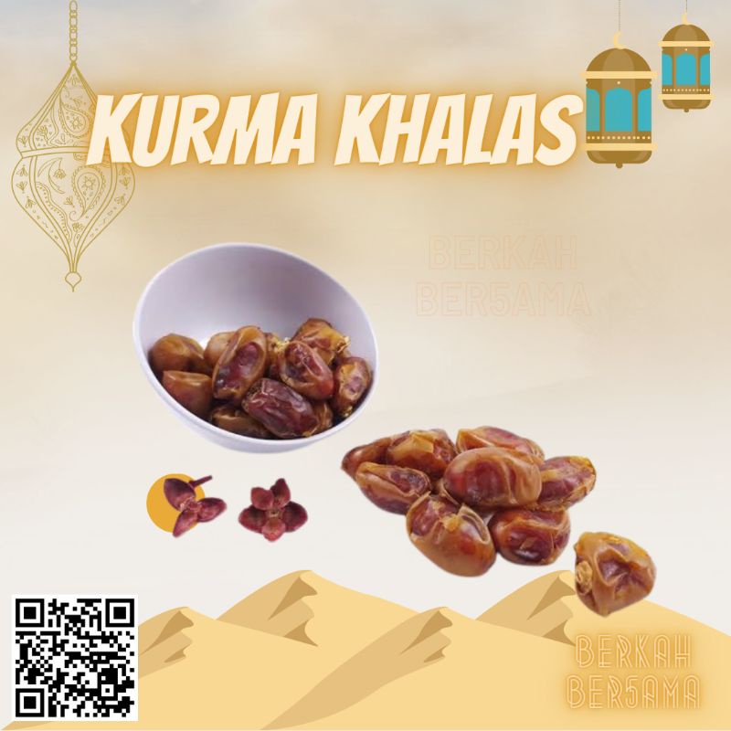 

kurma khalas kurma ajib -+ 150g 500G 1kg