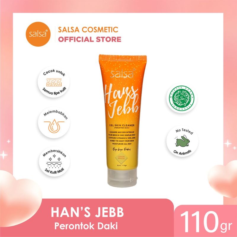 SALSA HANS JEBB PEELING GEL SKIN CLEANSER 110 Gr [ 𝗕𝗣𝗢𝗠 ]