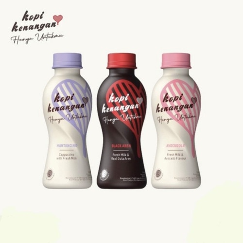 

KOPI KENANGAN BOTOL 220ML Hanya untukmu Avocuddle/ black aren/ mantancino