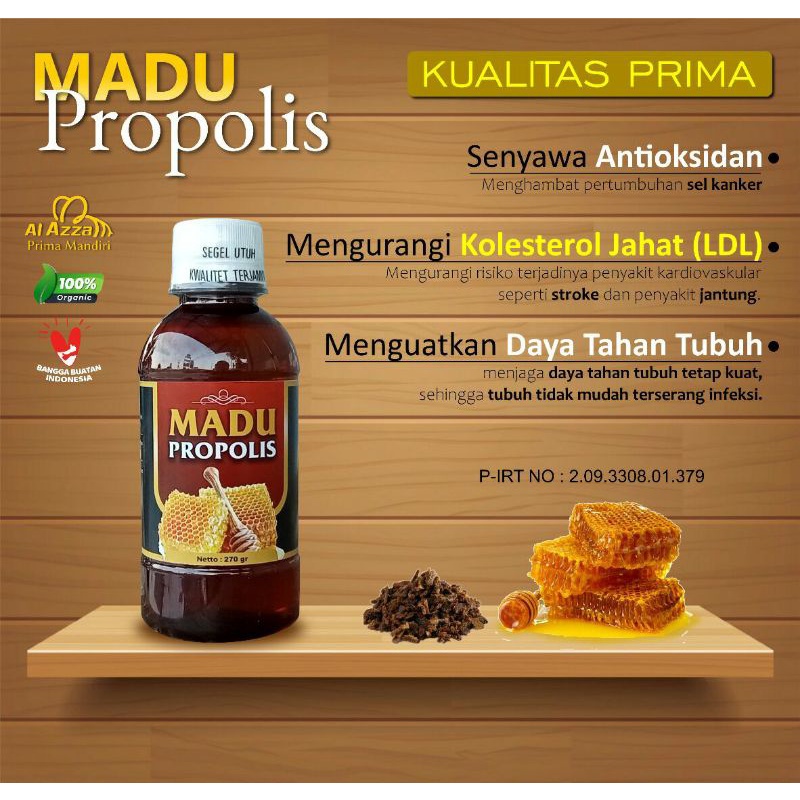 

MADU PROPOLIS 270 GRAM