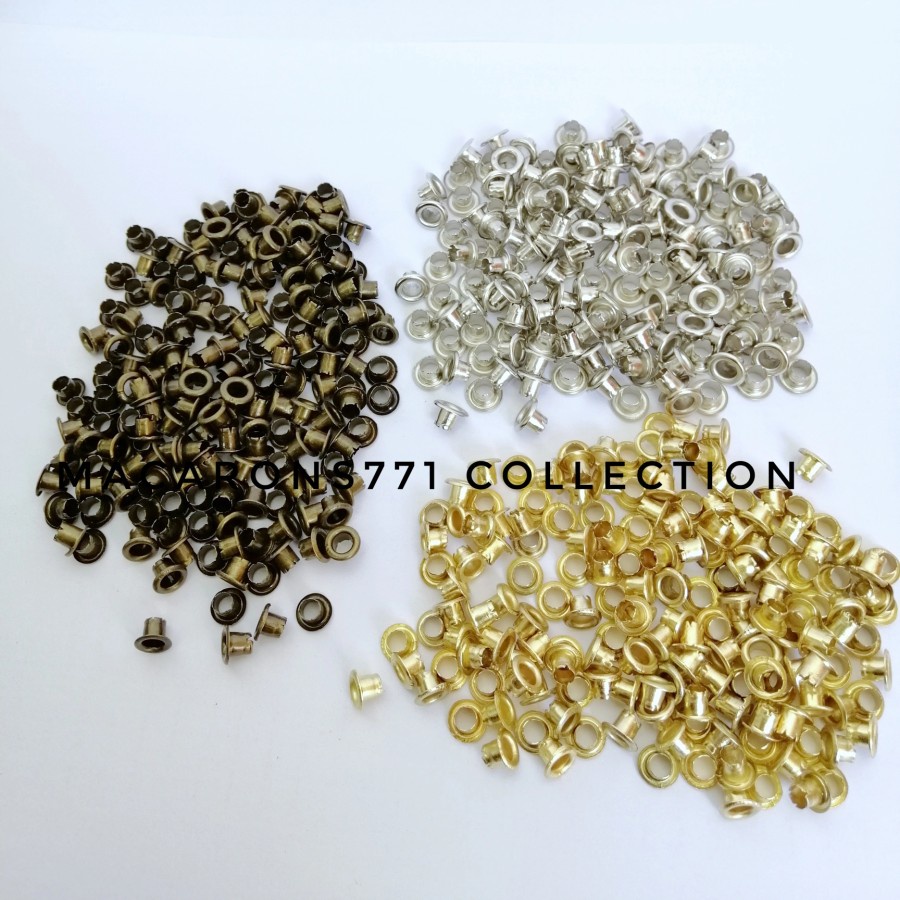 Mata ayam Eyelet 4mm kode 201 203 belakang pecah