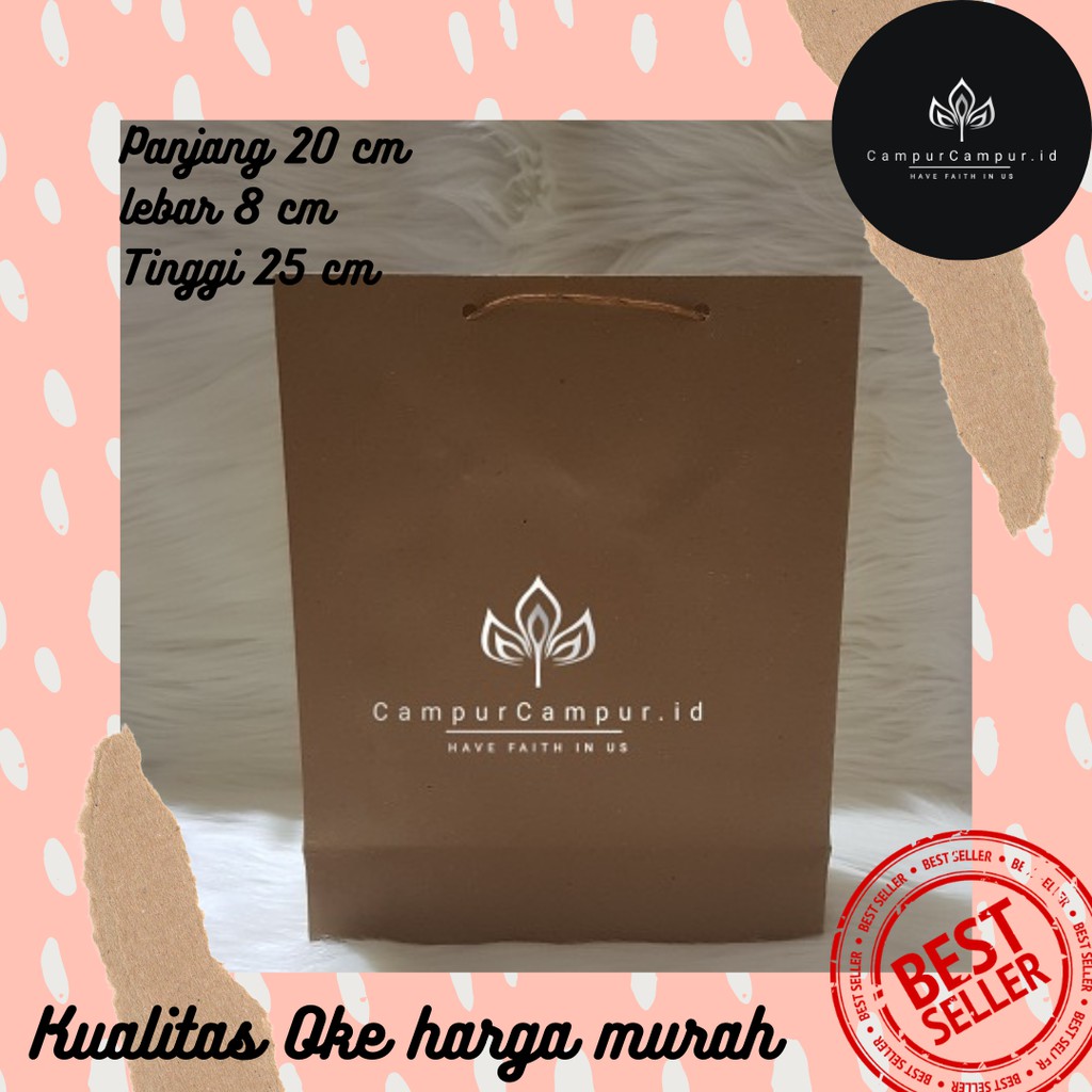 

PACKING KERTAS KRAFT COKLAT TEBAL COCOK UNTUK BAJU 20X8X25