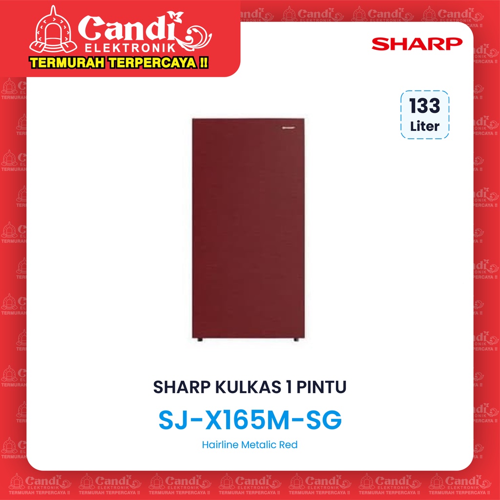 SHARP KULKAS 1 PINTU SJ-X165M-SR 133 LITER