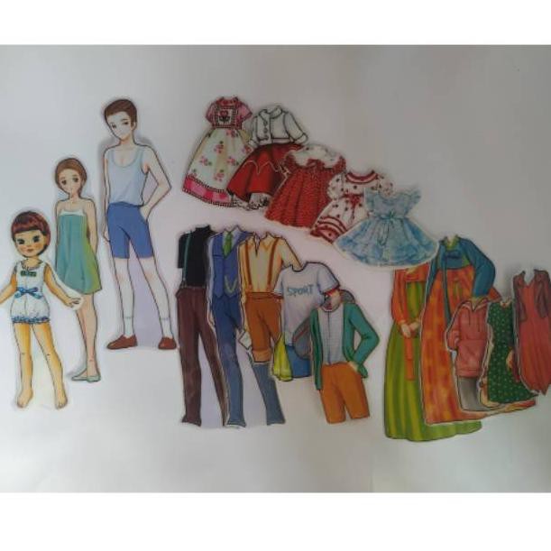 Ready Stok [busyboxes.id] Busy Page Paper Doll / Bongkar Pasang / Mainan BP