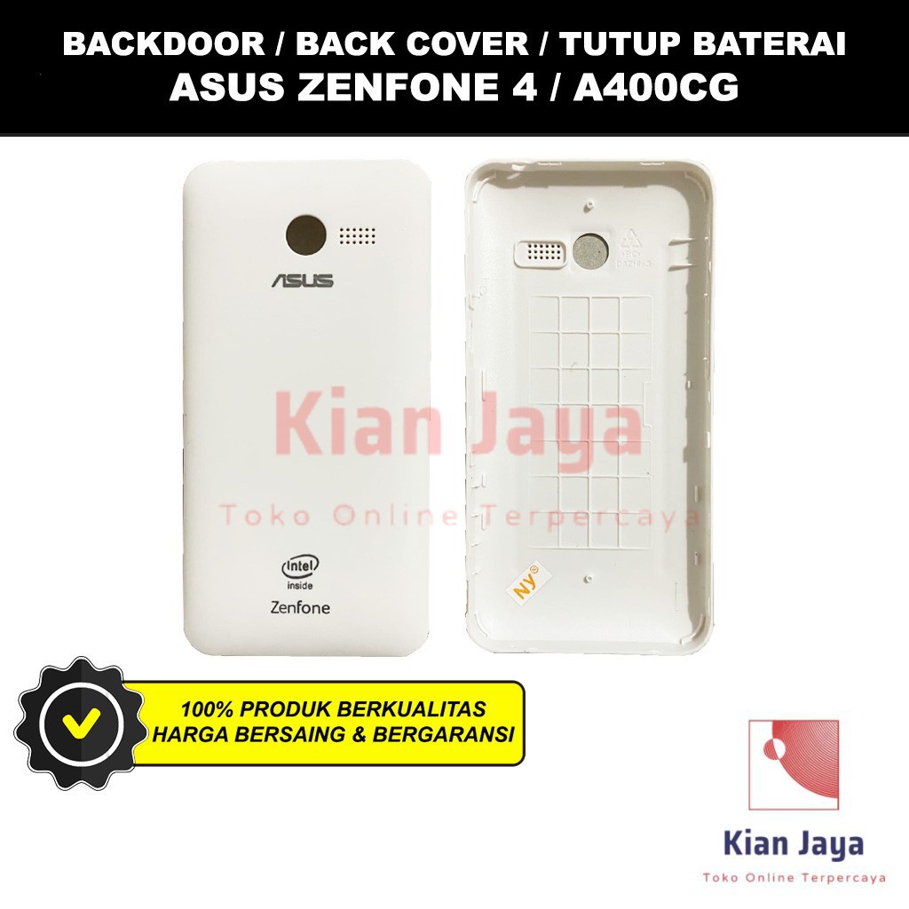 Backdoor Asus Zenfone 4 / A400CG Back Cover Tutup Belakang Baterai Cassing Casing Backcase Original