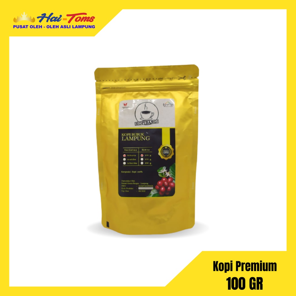 

Kopi Robusta Premium Lampung Kopibang 100 gr