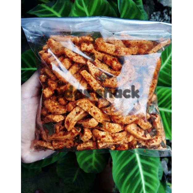 

Basreng Stik Bumbu Basah Daun Jeruk/Baso Goreng Pedas Isi 250 gr
