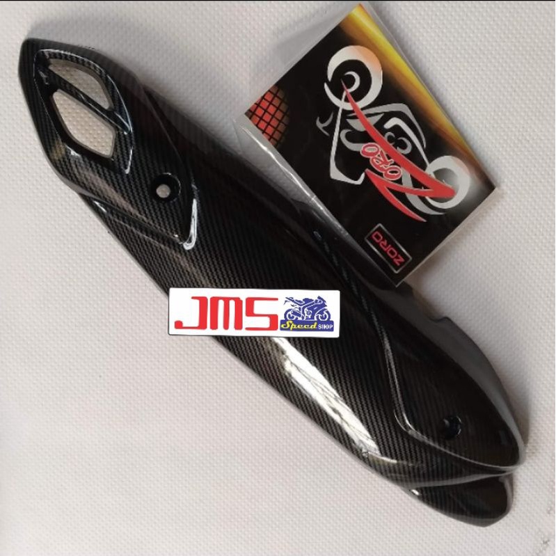 cover tutup carbon knalpot yamaha nmax new 2020 dan aerox new zoro pnp