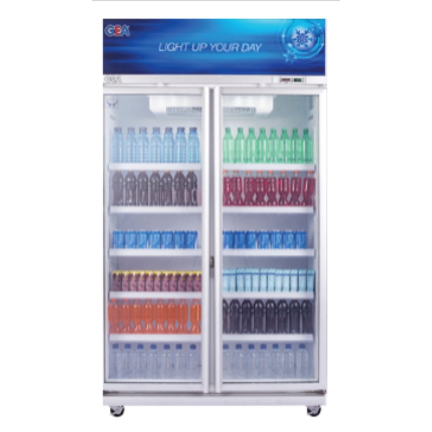 SHOWCASE GEA EXPO 1050 AHCN DISPLAY COOLER KULKAS MINUMAN DUA PINTU