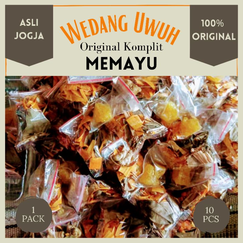 Wedang Uwuh Komplit Original Premium Memayu 1 Pack 10 Pcs