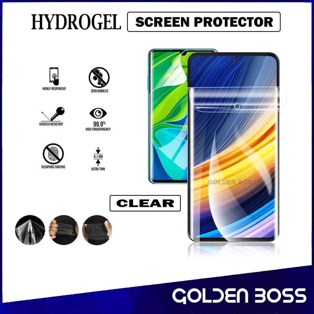 Samsung A32 A52 A72 Hydrogel Clear Bening Soft Film Pelindung Layar Anti Gores Baret Screen Guard HP
