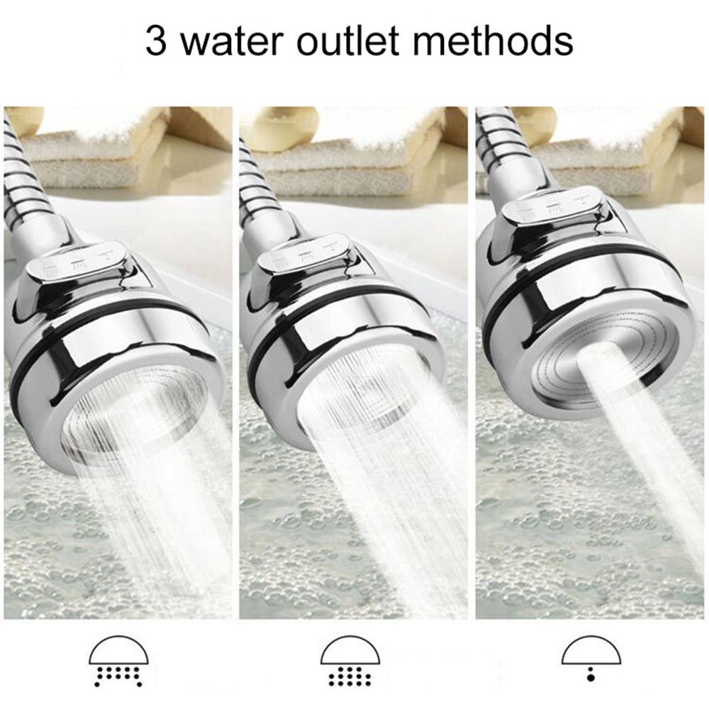 Tap Putar Atas Rotatable Sprayer Hemat Air Saringan Wastafel Dapur Faucet Extender