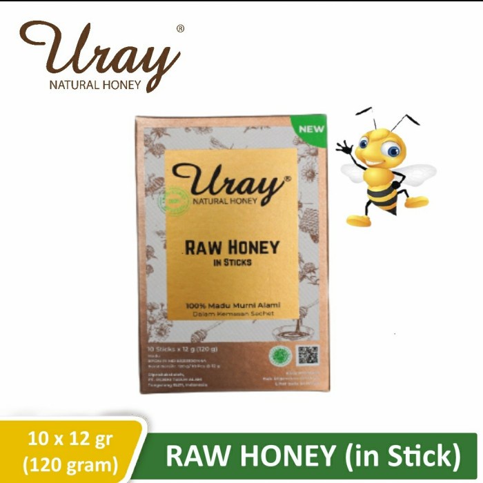 

Ge602Gt Madu Uray Stick - Raw Honey Sachet (10 X 12 Gr) - 120 Gram Ds5545101