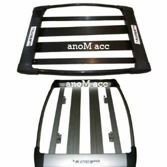 Roof Rack Mobil | Rak atas mobil Platinum / Roof Rack Mobil Platinum paket lengkap +KAKI - Hitam
