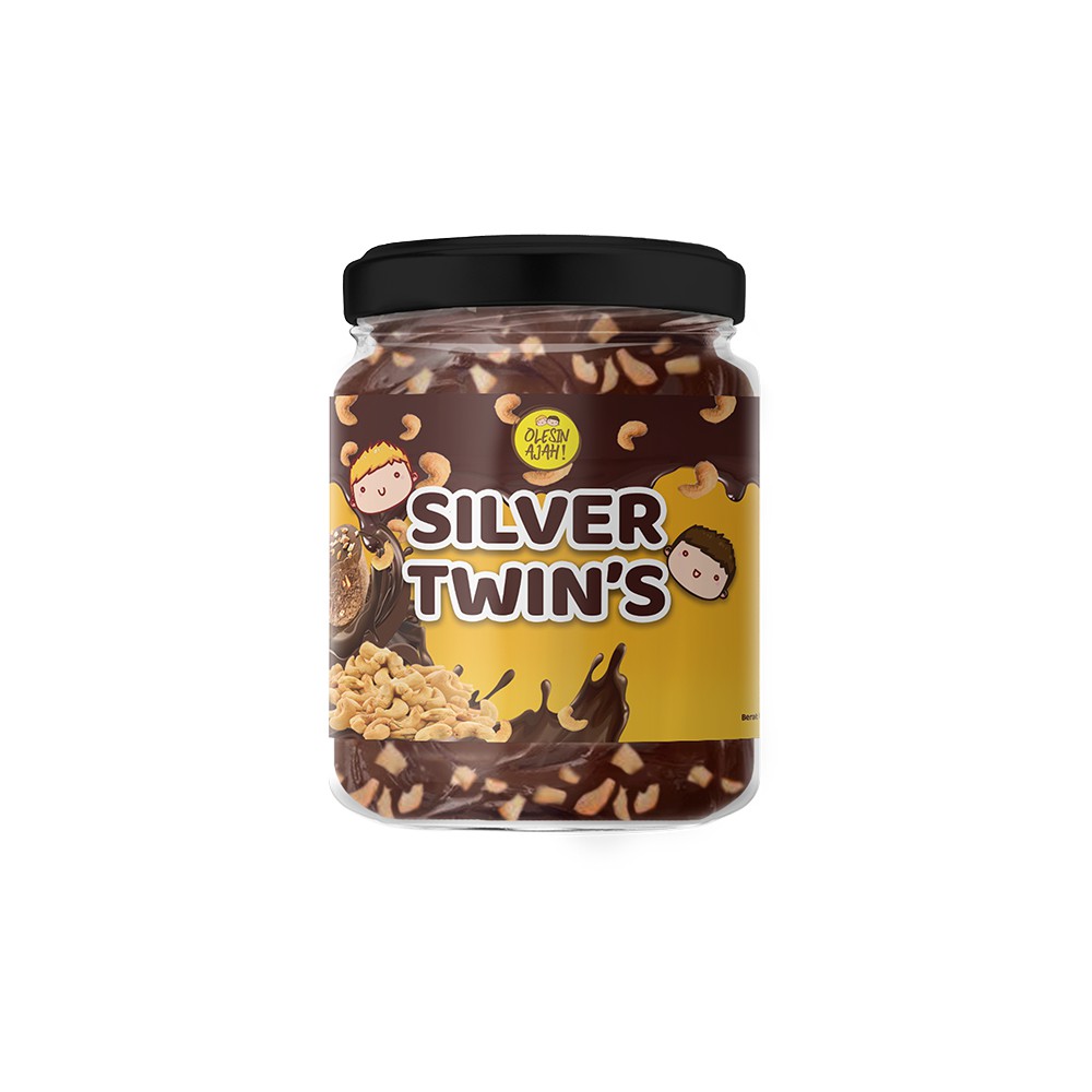 

Olesinajah Selai Silver Twins - Rasa Silverqueen 200Gr