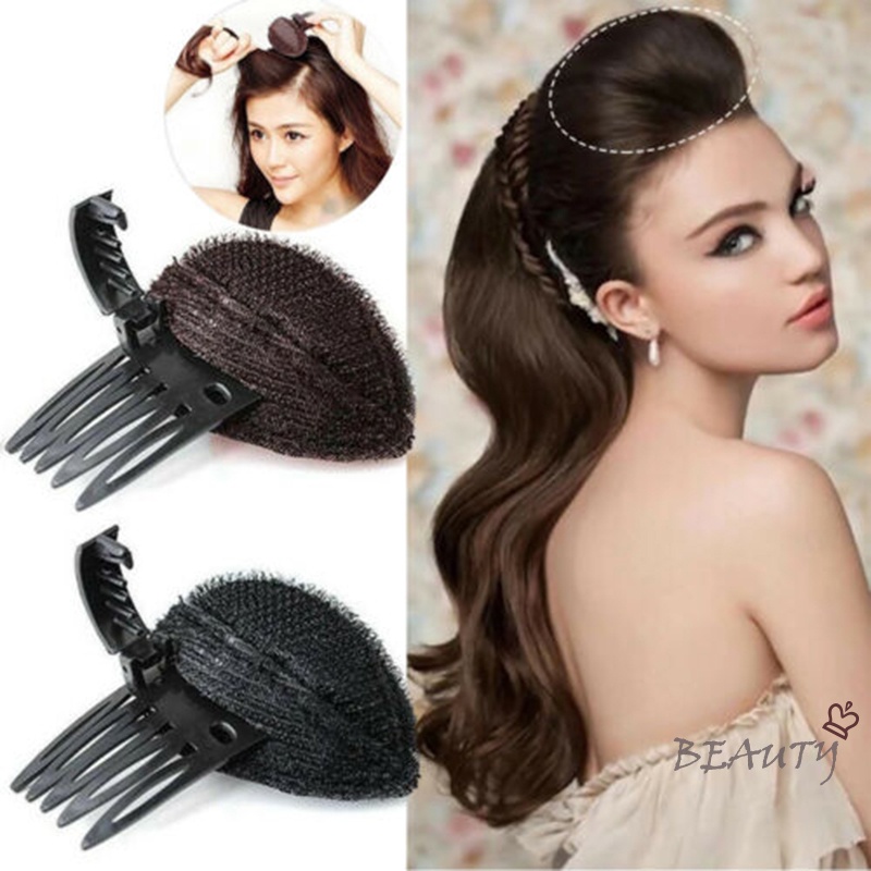 Jual 2 PCS Puff Hair Head Cushions Invisible Fluffy Hair Clip Durable Long  Lasting Lightweight Useful Tool Suit for Women | Shopee Indonesia