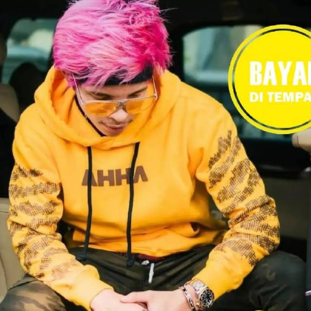 Jaket hoodie ahha yellow claw / HOODIE ahha premium / sweater Hoodie ahha